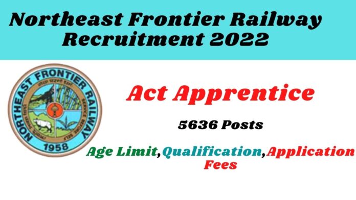 Northeast Frontier Railway Recruitment 2022